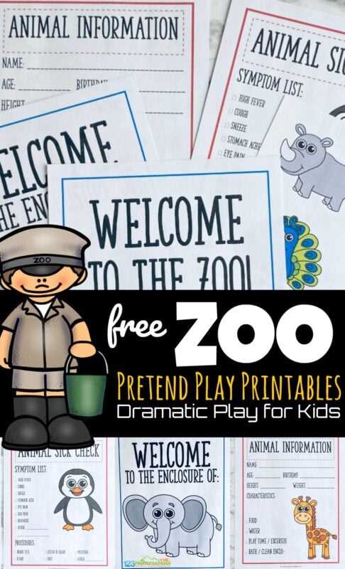 put me in the zoo printable template