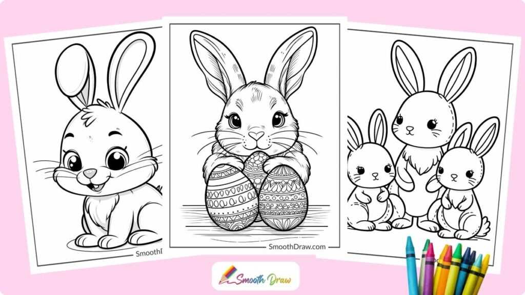 rabbit colouring pages printable