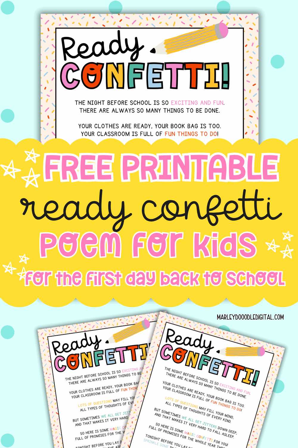 ready confetti free printable