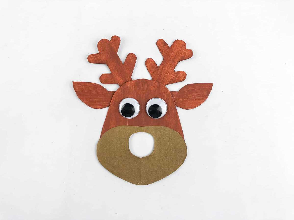 reindeer face printable