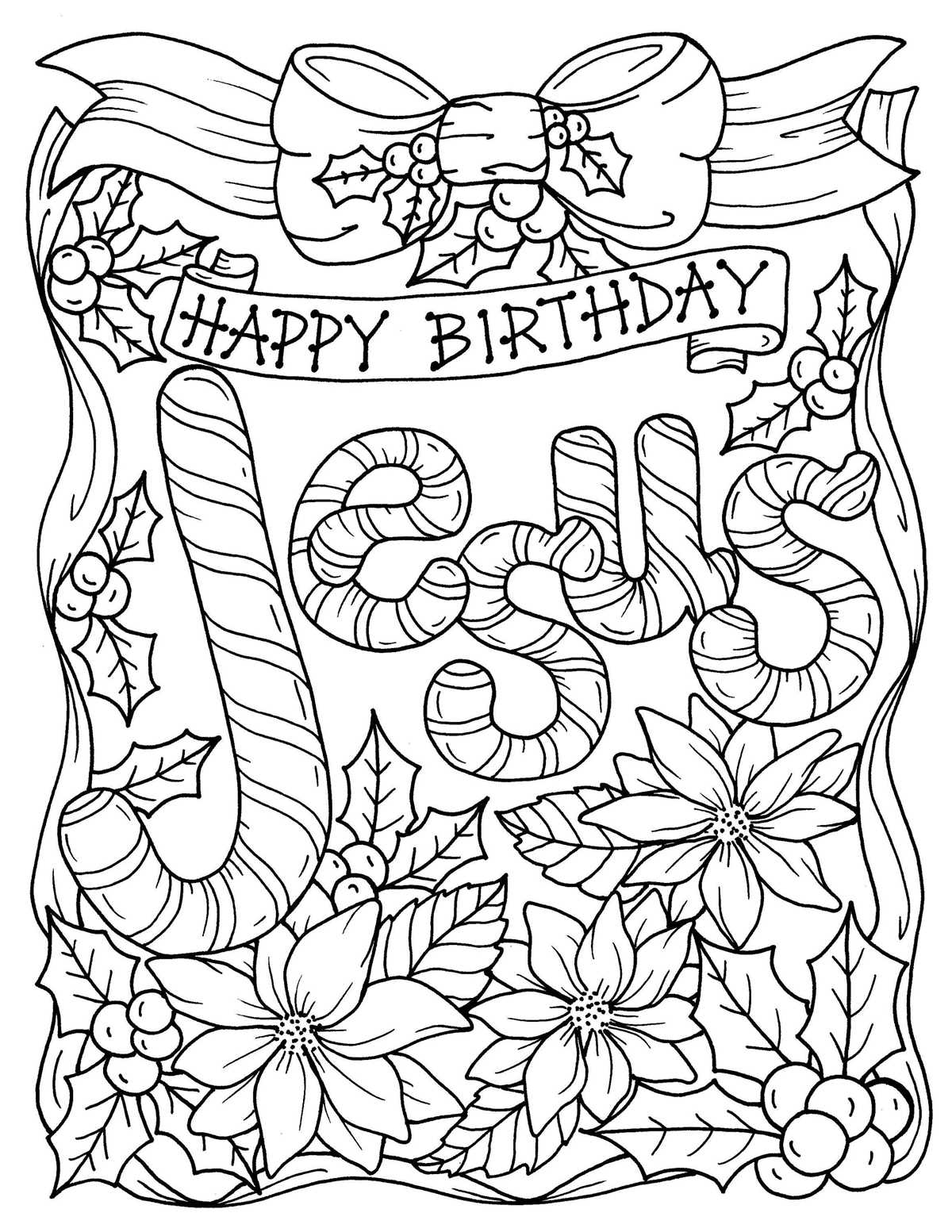 religious christmas coloring pages printable