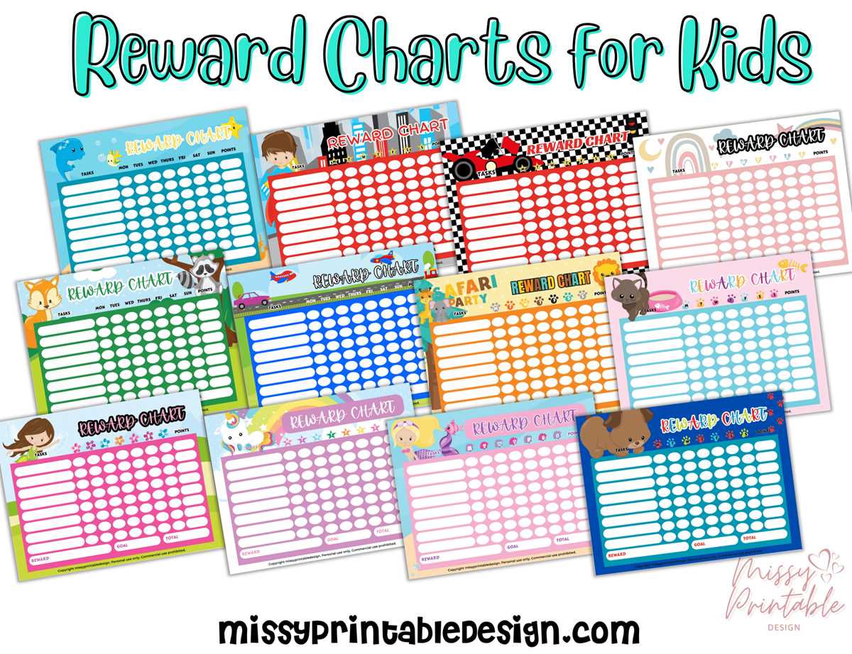reward chart for kids printable