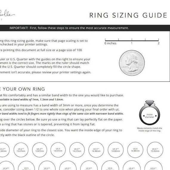 ring sizing printable