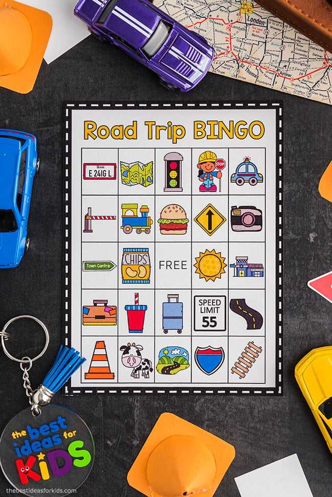 road trip bingo free printable