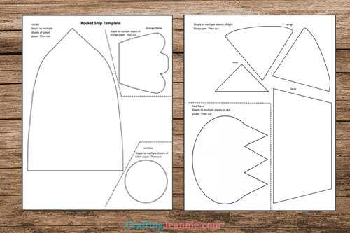 rocket ship printable