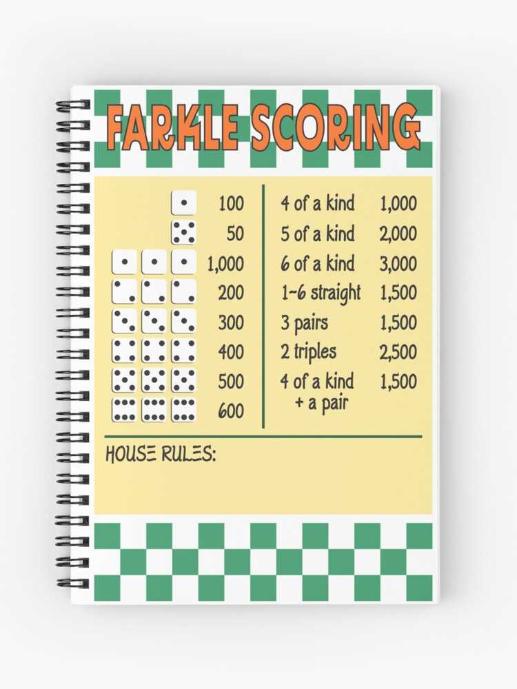 rules for farkle printable