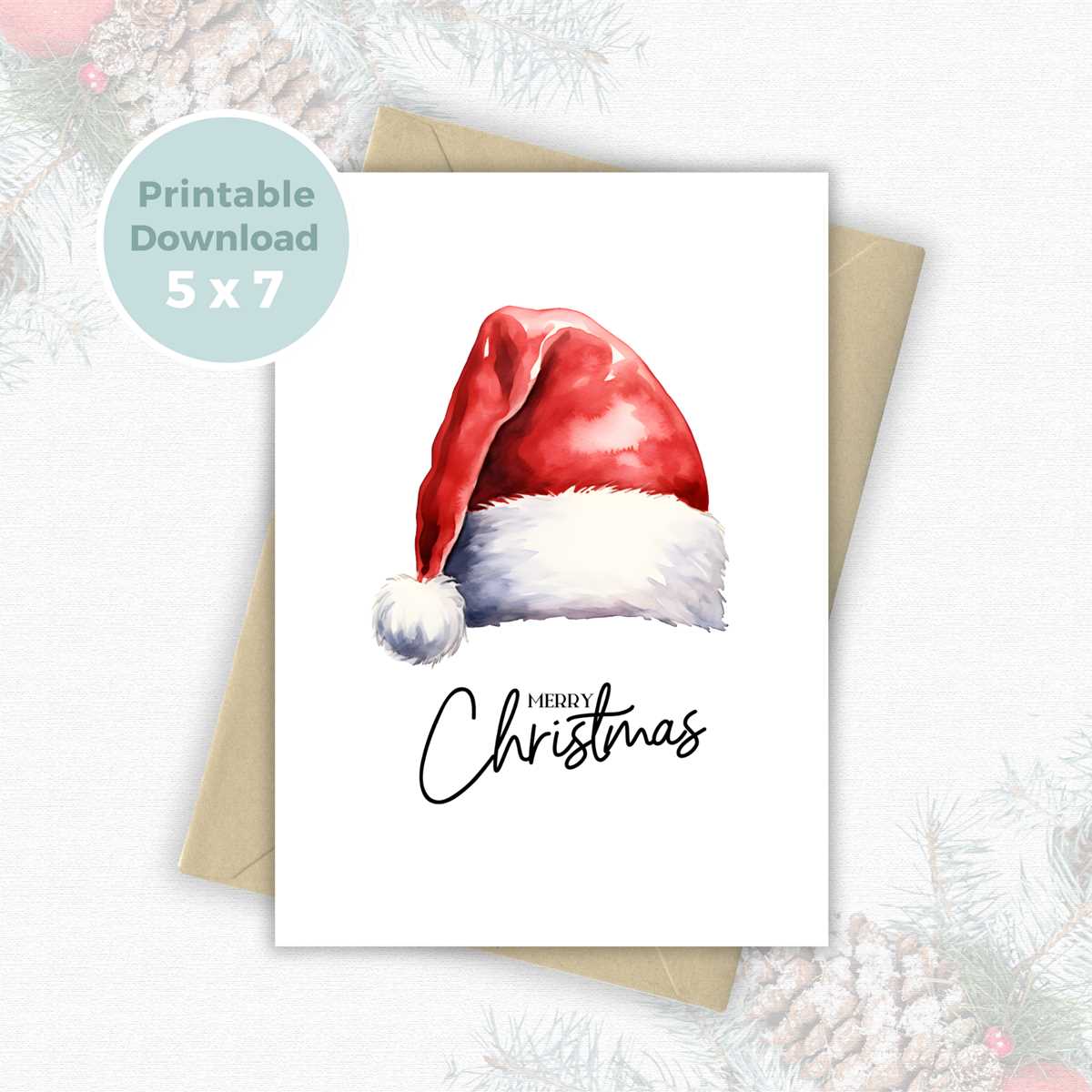 santa hat printable