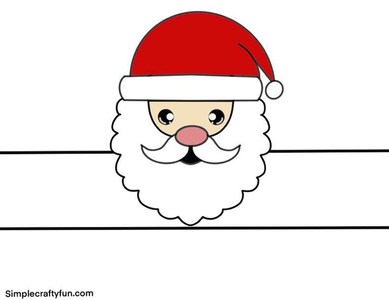 santa hat printable