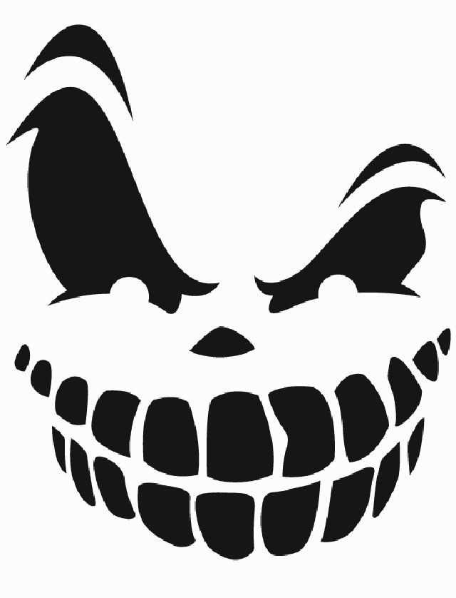 scary printable pumpkin carving stencils