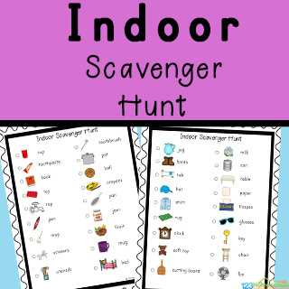 scavenger hunt printables