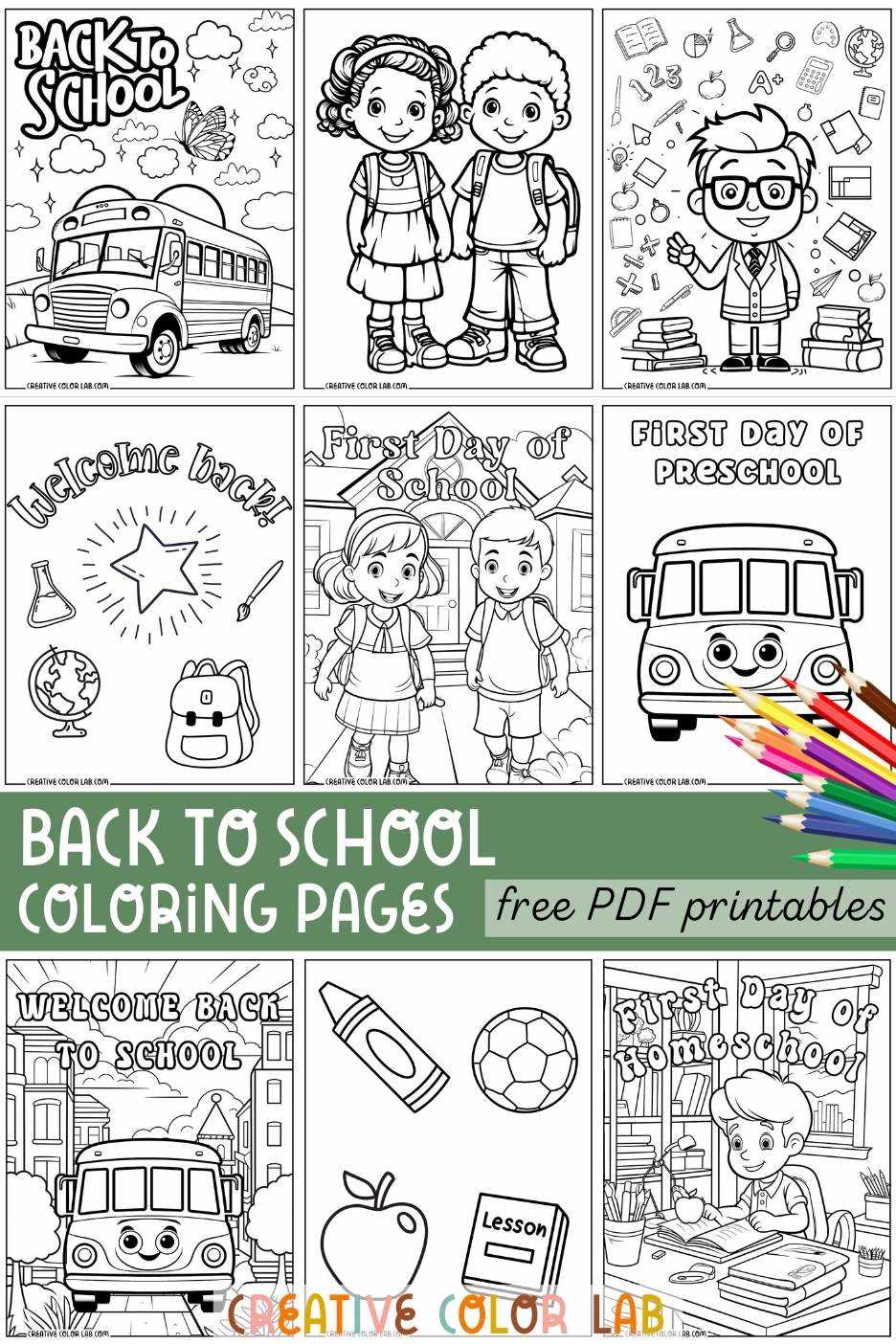school coloring pages printable