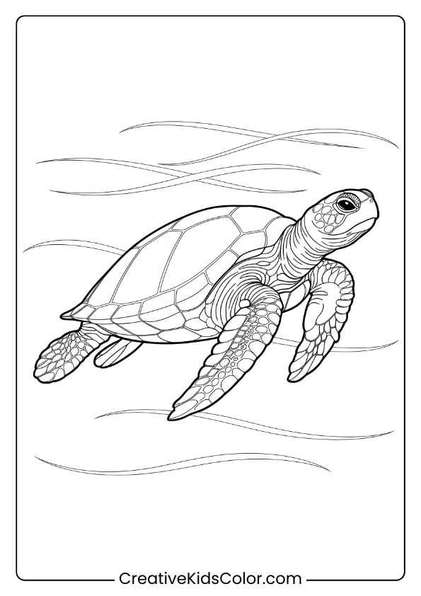 sea turtle coloring pages printable