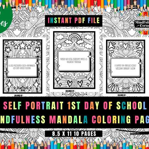 self portrait printable template