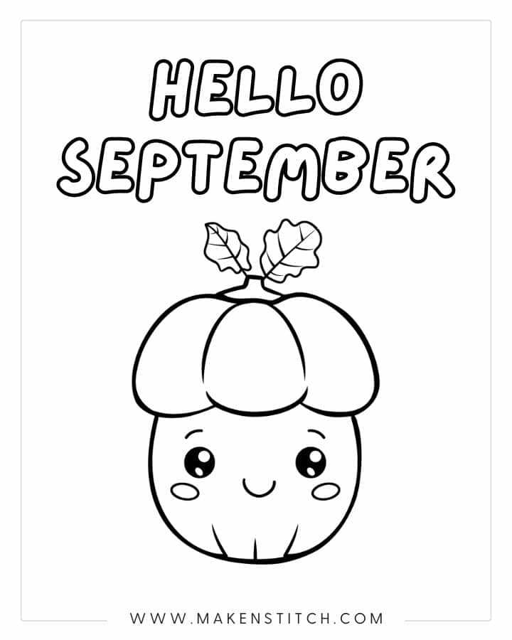september coloring pages printable