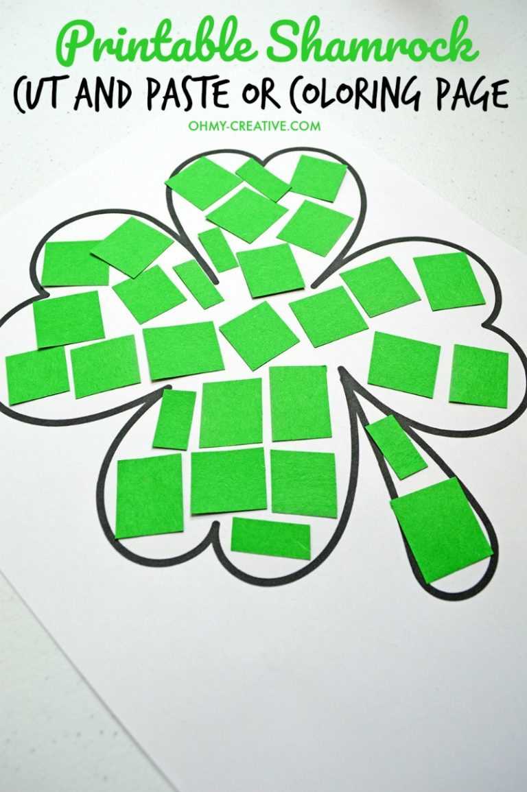 shamrock outline printable