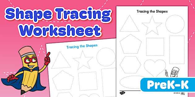 shape tracing printables