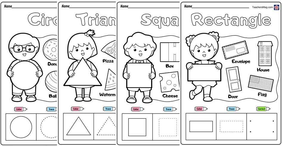 shapes sheets printables