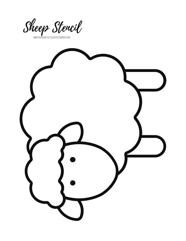 sheep craft printable