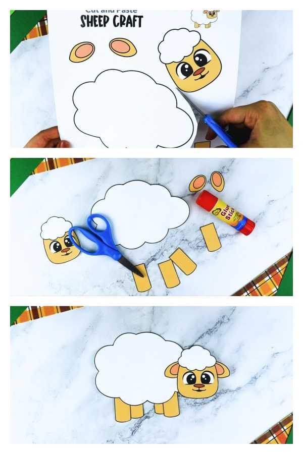 sheep printable template
