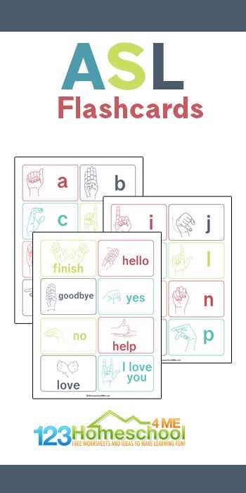 sign language alphabet free printable