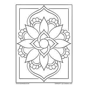 simple adult coloring pages printable