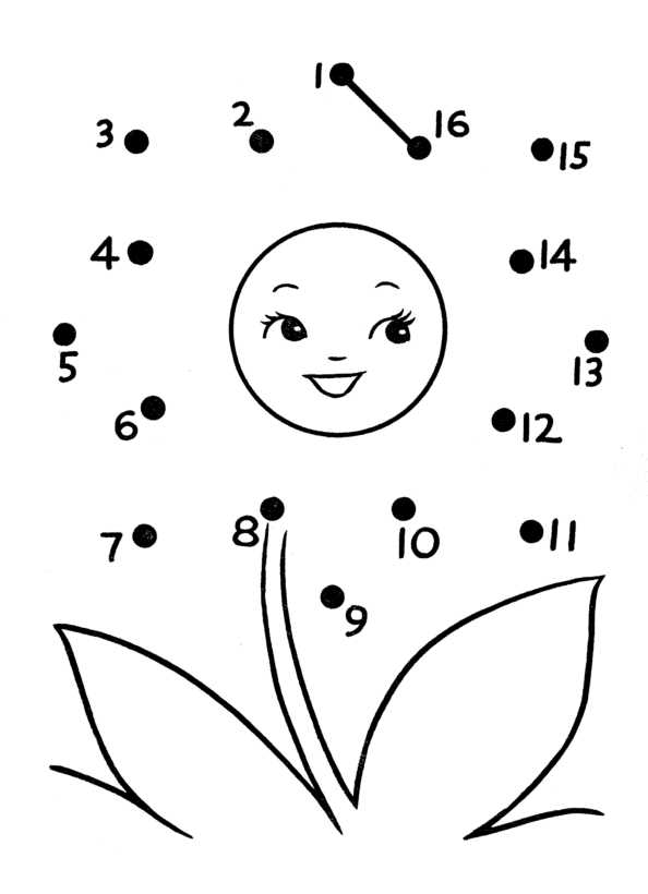 simple dot to dot printables