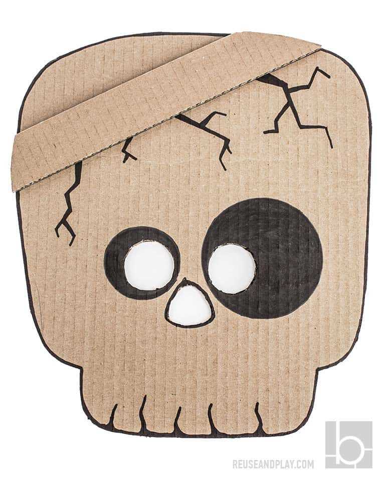 skeleton mask printable