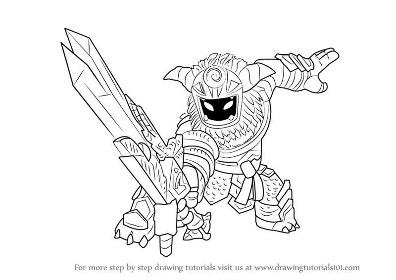 skylander printable coloring pages