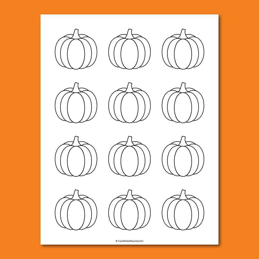 small pumpkin printable templates