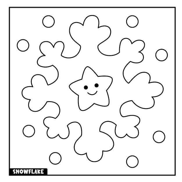snowflakes printable coloring pages