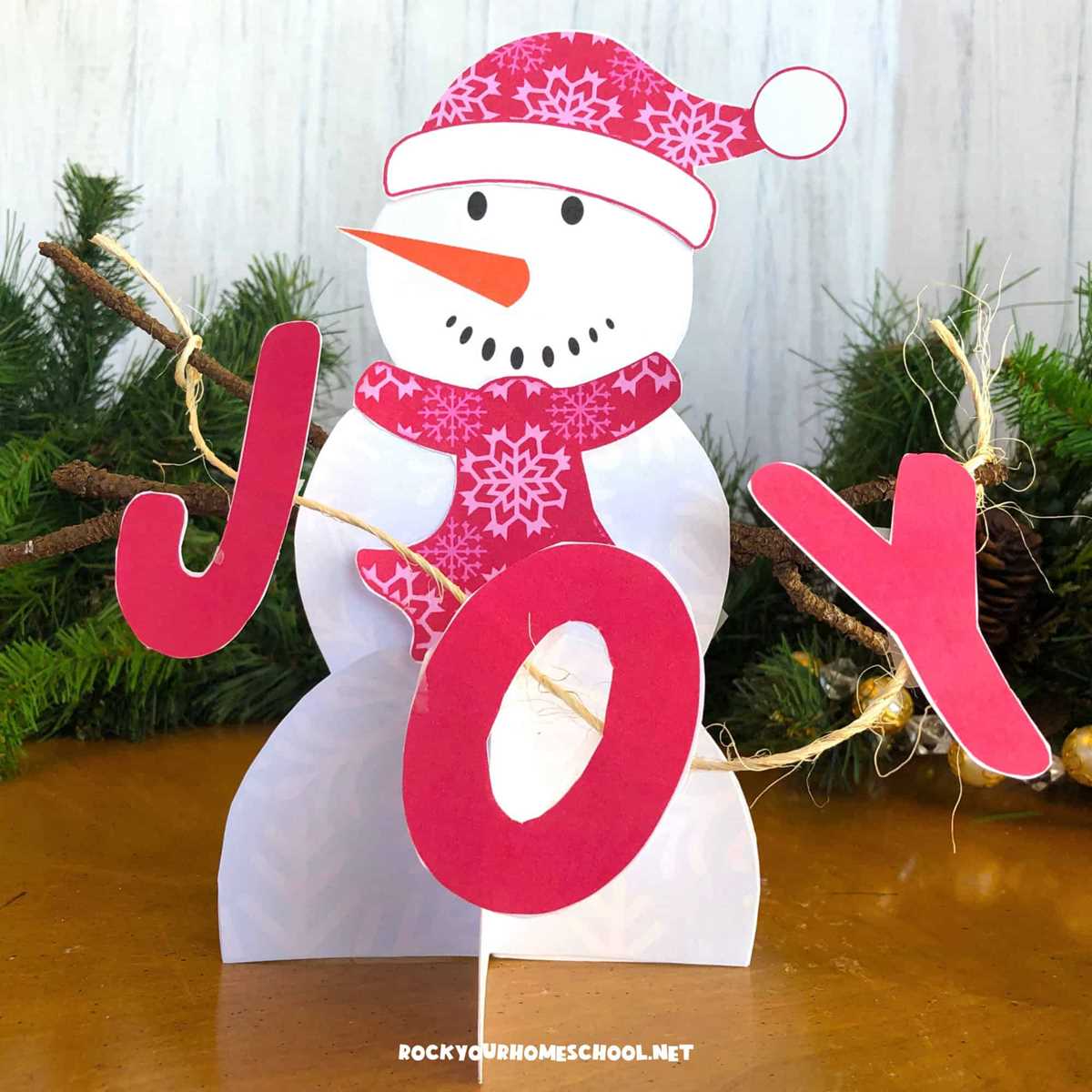 snowman craft printable