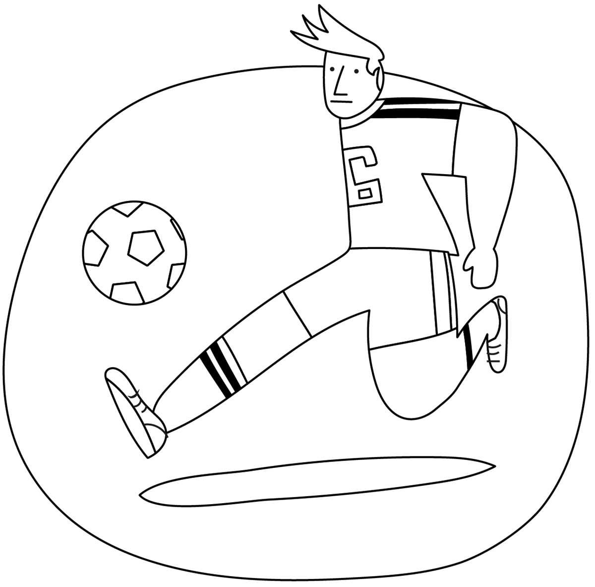 soccer coloring pages printable