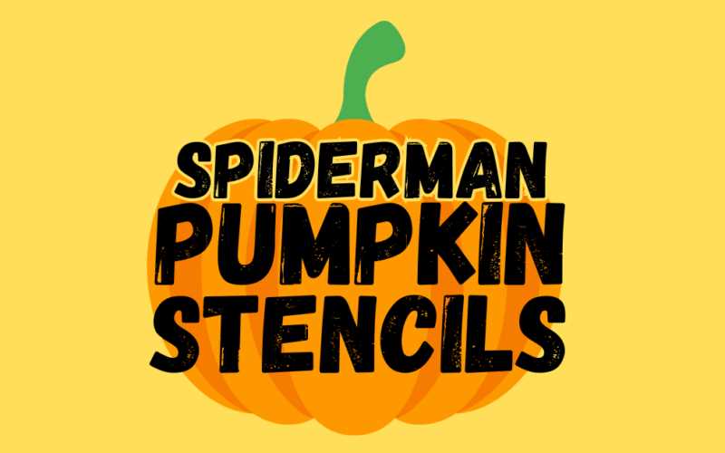 spider man pumpkin stencil printable