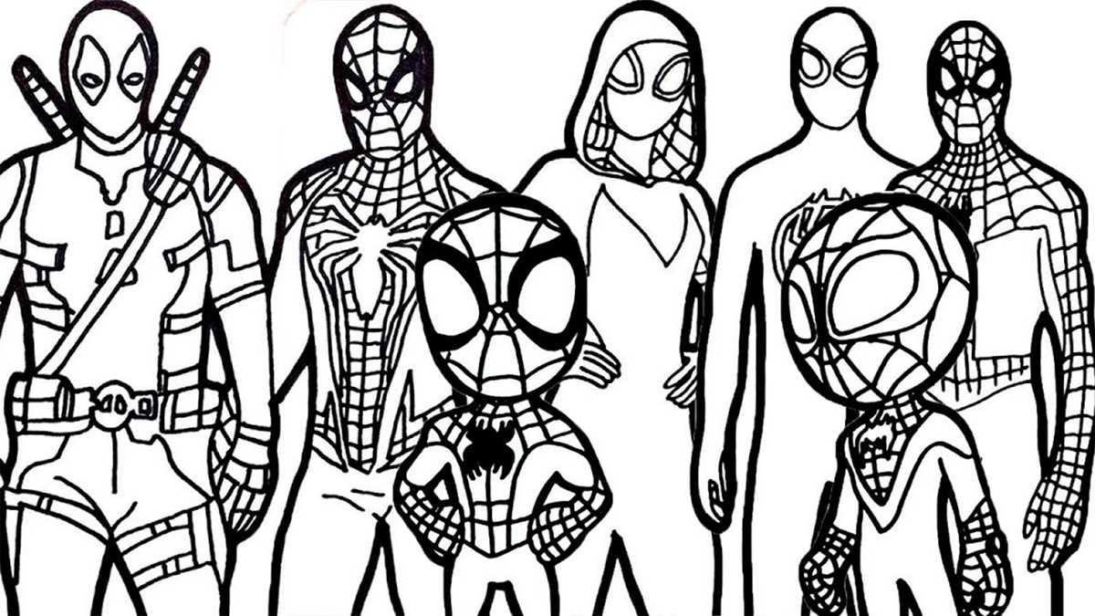 spiderman pictures printable
