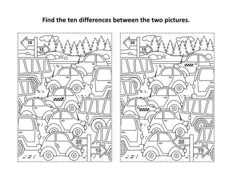 spot the difference printable for adults