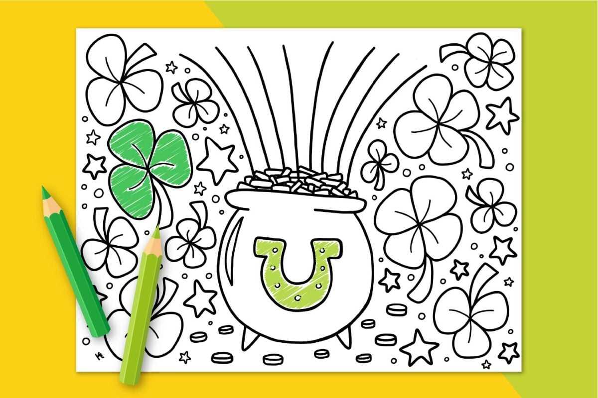 st patrick coloring pages printable