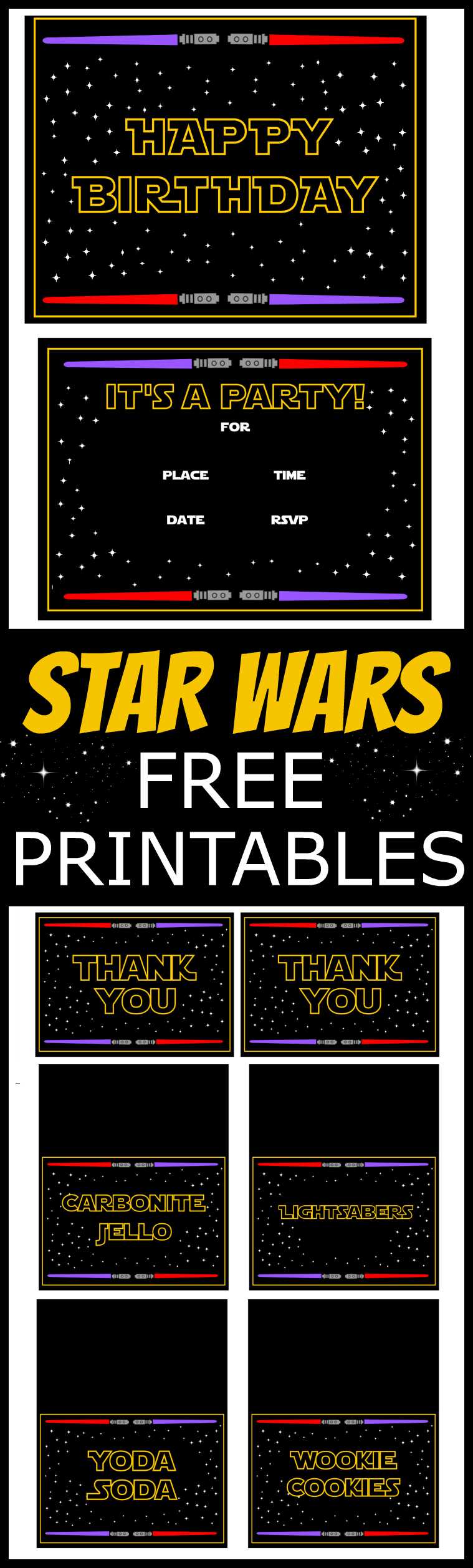 star wars printables