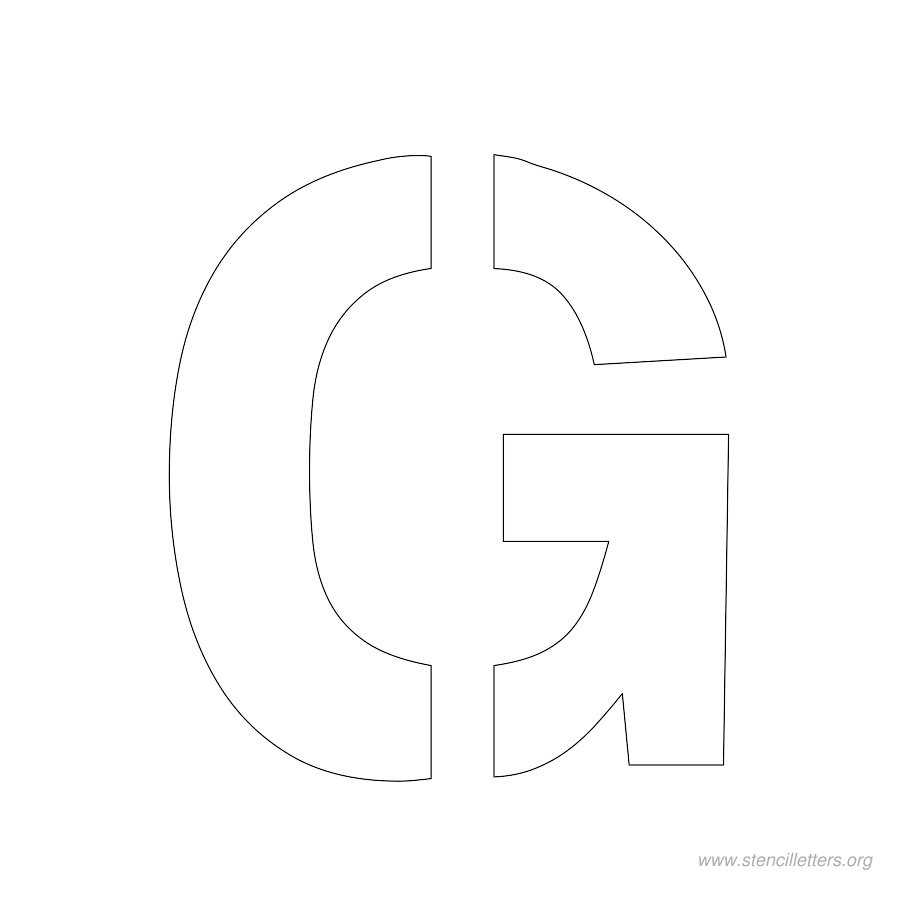 stencil letters free printable