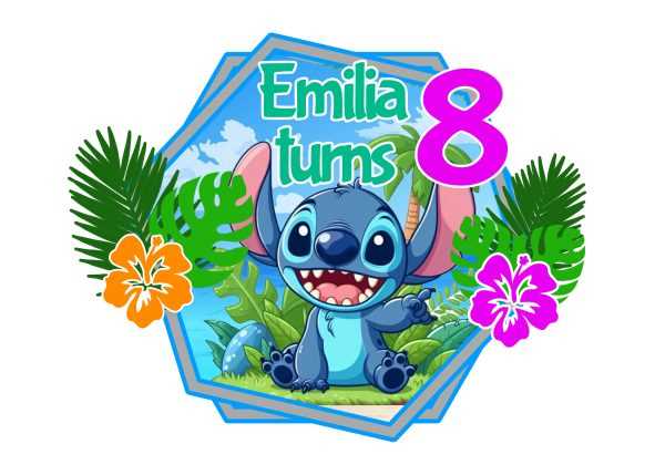 stitch cake topper printables