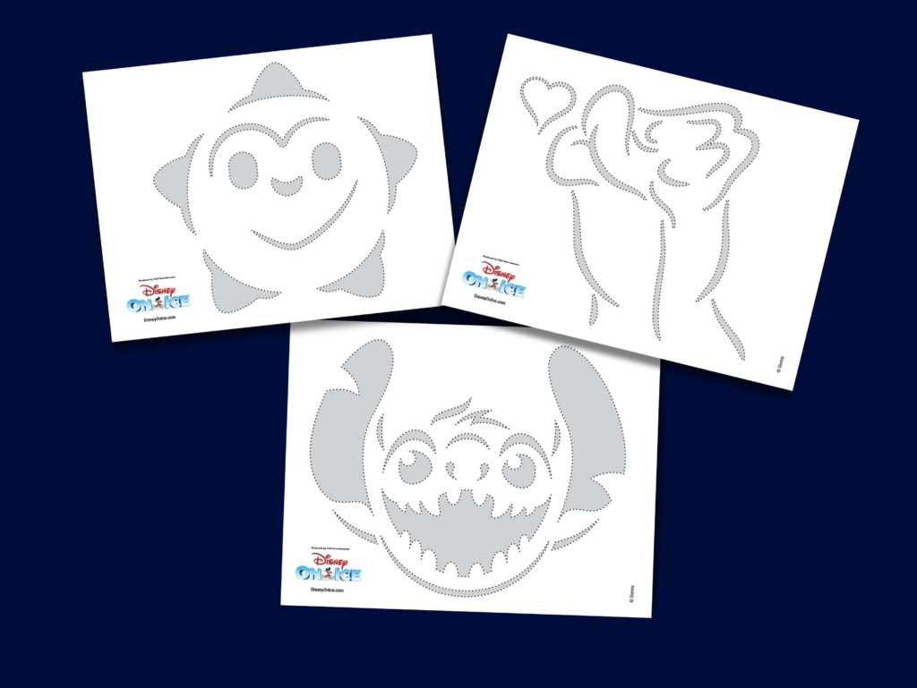 stitch pumpkin stencil printable