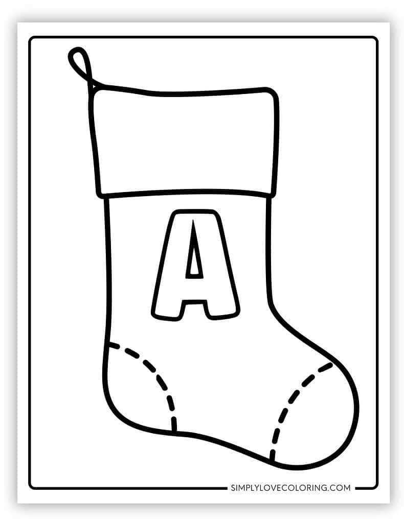stocking printable free