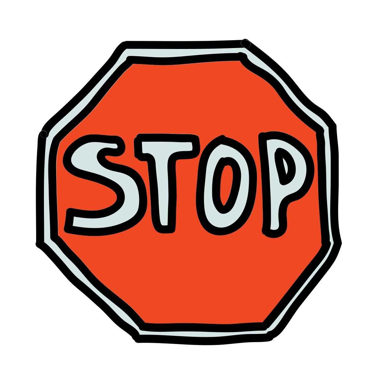 stop sign image printable