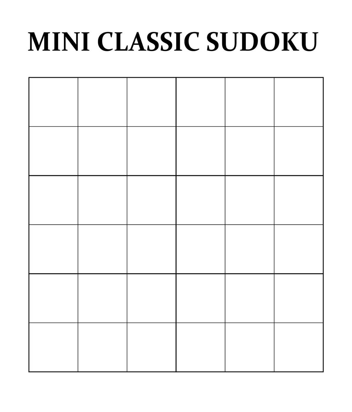 sudoku blank grid printable