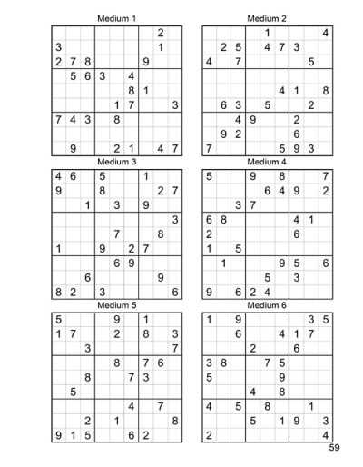 sudoku printable hard
