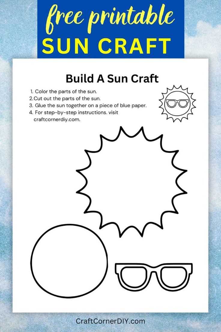 summer craft printable