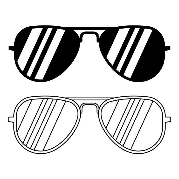 sunglasses template free printable