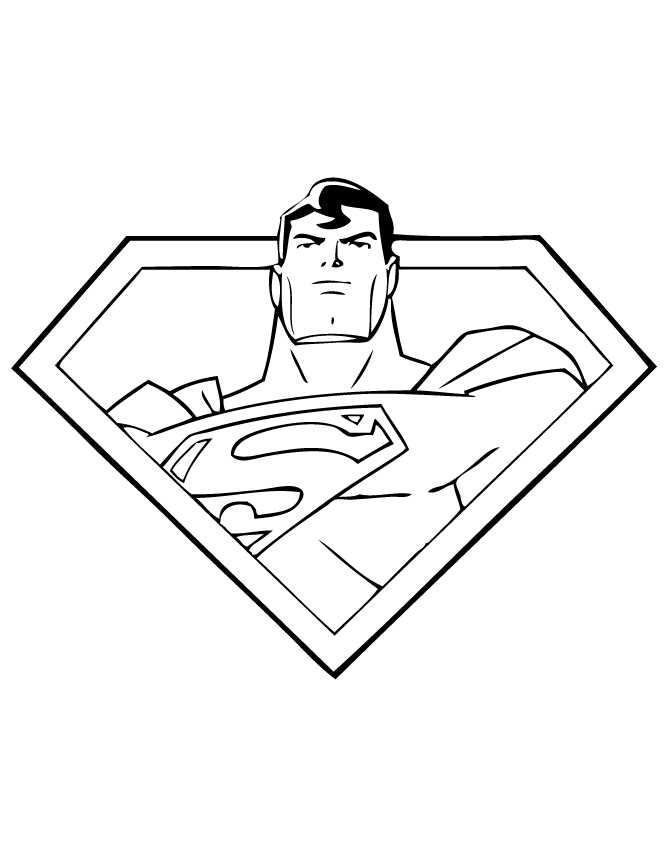 superman logo printable