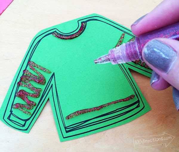 sweater printable template
