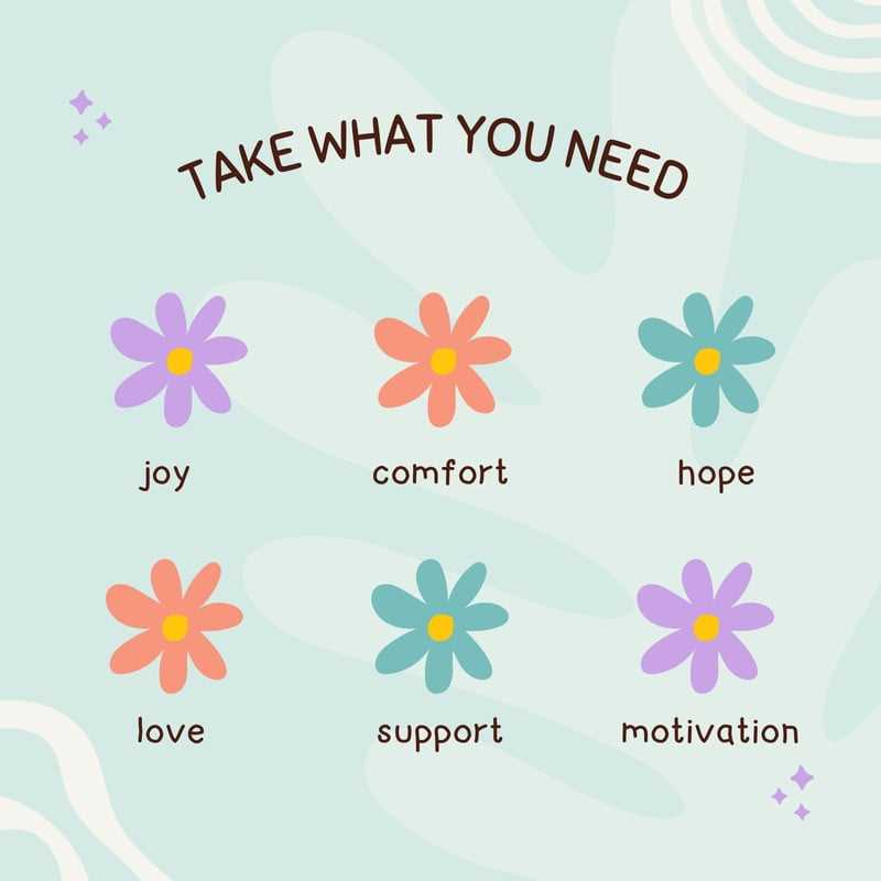 take what you need printable