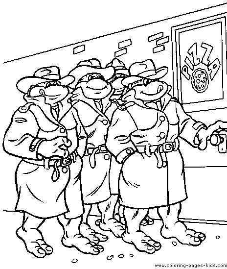 teenage mutant ninja turtles coloring pages printable